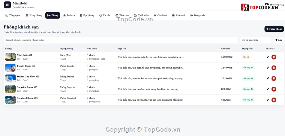 web php,web quản lý,quản lý